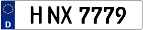 Truck License Plate